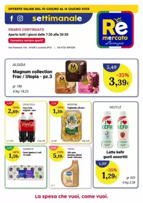 Volantino Re Mercato Lucrezia (valido fino al 16-06)