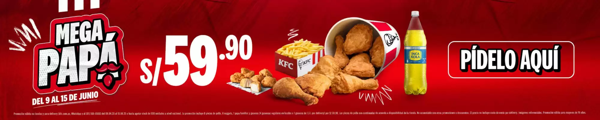 Catálogo KFC (válido hasta 15-06)