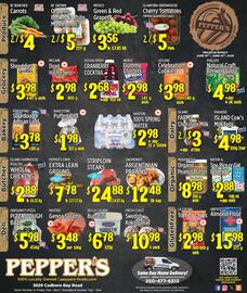 Pepper's Foods flyer Page 1