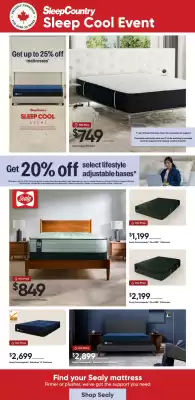 Sleep Country flyer (valid until 23-06)