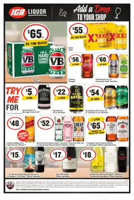 IGA Liquor catalogue (valid until 17-06)