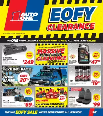 Auto One catalogue (valid until 30-06)