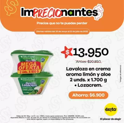 Catálogo Éxito (válido hasta 31-07)