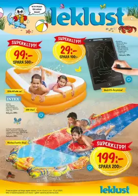 Leklust reklamblad (giltig till och med 13-07)