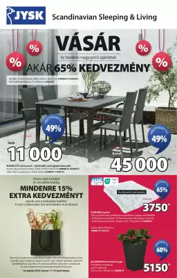 JYSK akciós újság