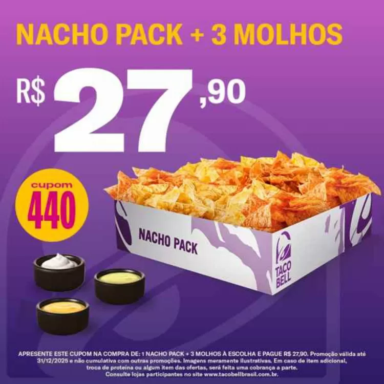 Catálogo Taco Bell (válido até 31-12)