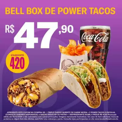 Catálogo Taco Bell (válido até 31-12)