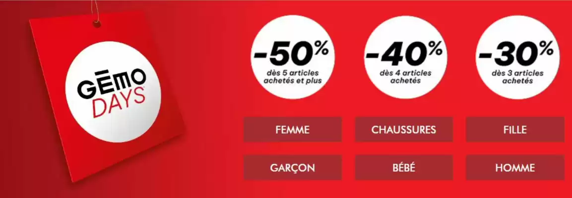 Catalogue Gémo