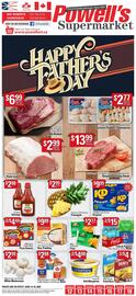 Powell's Supermarket flyer week 24 Page 1