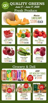 Quality Greens flyer (valid until 17-06)