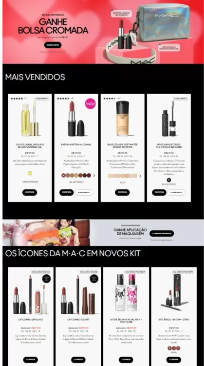 Catálogo MAC Cosmetics (válido até 30-06)