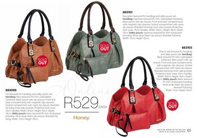 Honey Fashion Accessories catalogue Page 63