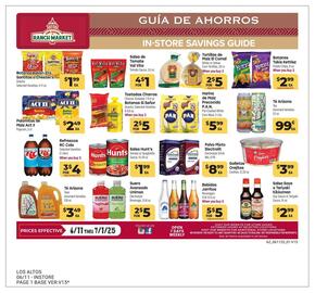Los Altos Ranch Market Weekly Ad Page 1