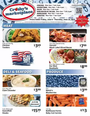 Crosby's Marketplace Weekly Ad (valid until 19-06)