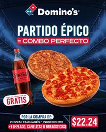 Catálogo Domino's Pizza Página 1