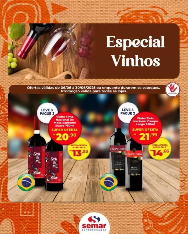 Catálogo Semar Supermercado (válido até 30-06)