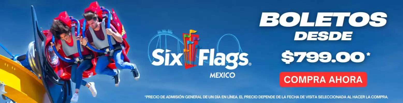 Catálogo Six Flags (válido hasta 30-06)