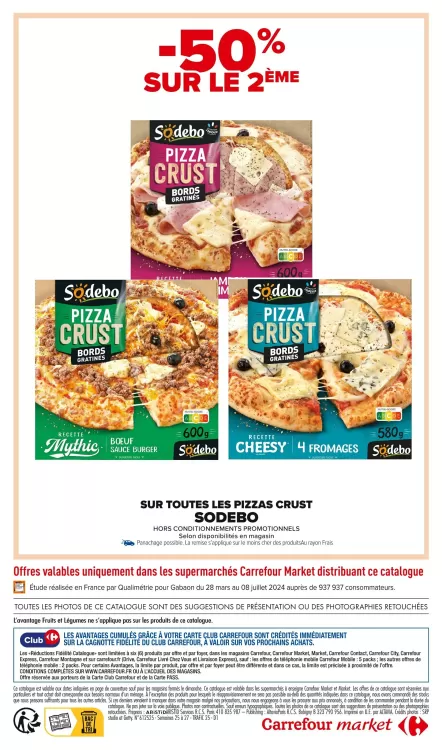 Catalogue Carrefour Market (valable jusqu'au 29-06)