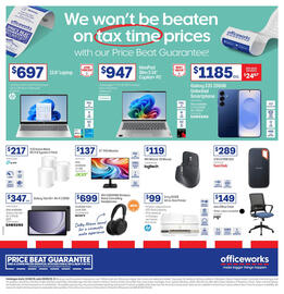 Officeworks catalogue Page 1