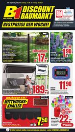 B1 Discount Baumarkt Prospekt woche 24 Seite 1