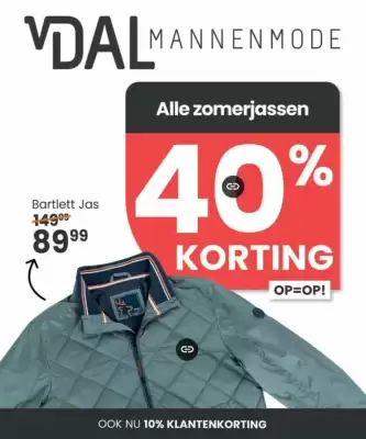Van Dal Mannenmode folder (geldig t/m 30-06)