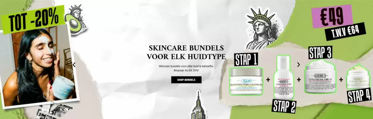 Kiehl's folder (geldig t/m 18-06)
