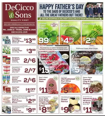 DeCicco & Sons Weekly Ad (valid until 19-06)