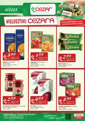 Cezar Delikatesy gazetka (ważność do 25-06)