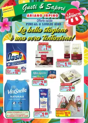 Volantino Gusti e Sapori Supermercato (valido fino al 2-07)