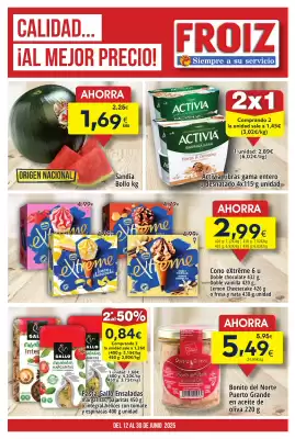 Folleto FROIZ (válido hasta el 30-06)