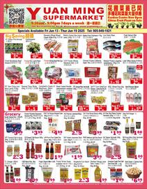 Yuan Ming Supermarket flyer week 24 Page 1