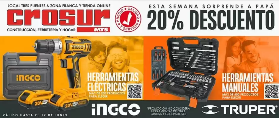 Catálogo Crosur (válido hasta 17-06)