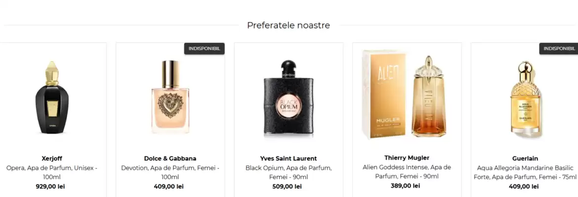 Le Fragrance catalog (valid până la 25-06)