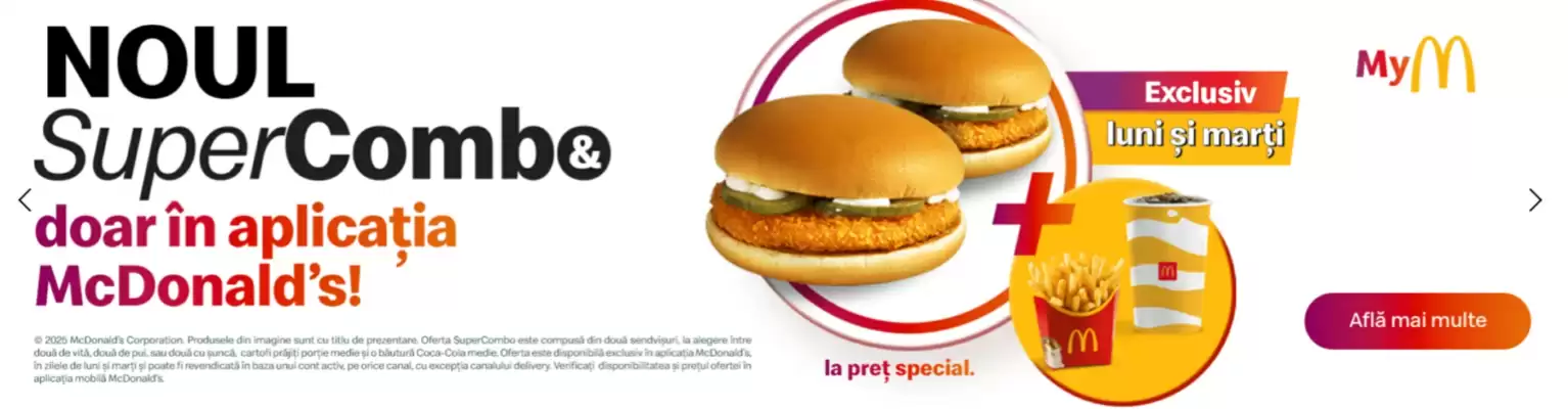 Catalog McDonald's (valid până la 1-07)