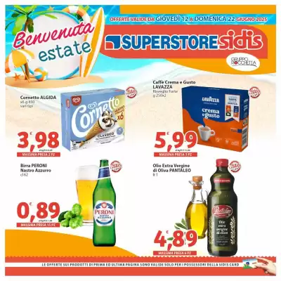 Volantino Superstore Sidis (valido fino al 22-06)