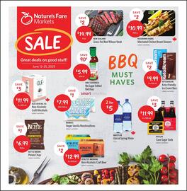 Nature's Fare Markets flyer Page 1