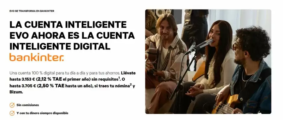 Folleto Evo Banco (válido hasta el 22-07)