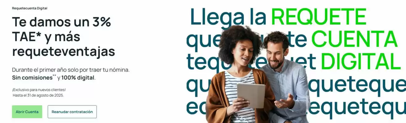 Folleto Unicaja Banco (válido hasta el 31-08)