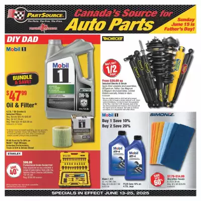 PartSource flyer (valid until 20-06)