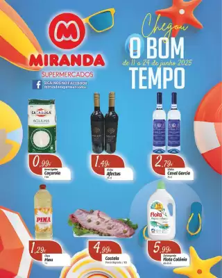 Folheto Miranda Supermercados (válido até 24-06)
