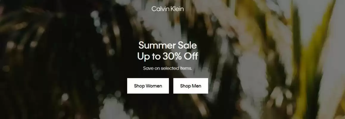 Catalog Calvin Klein (valid până la 30-06)