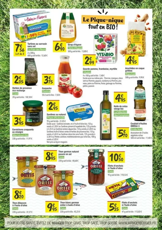 Catalogue Les Comptoirs de la Bio (valable jusqu'au 5-07)
