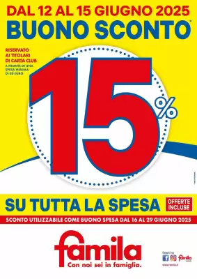 Volantino Famila (valido fino al 15-06)