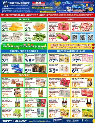 88 Supermarket flyer (valid until 18-06)
