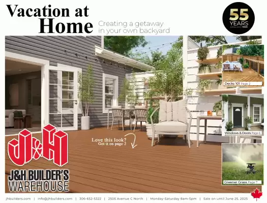 J&H Builder's Warehouse flyer (valid until 18-06)
