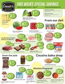 Cousin's Market flyer week 24 Page 1