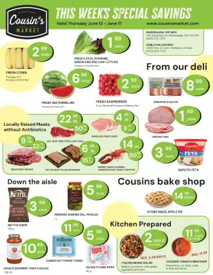 Cousin's Market flyer (valid until 18-06)