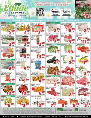 Ethnic Supermarket flyer (valid until 19-06)