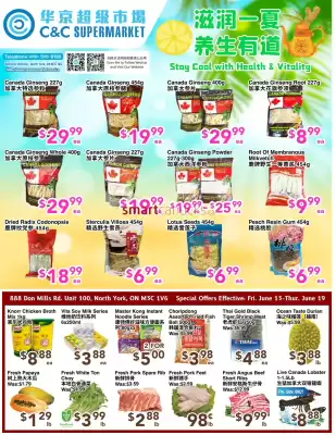 C&C Supermarket flyer (valid until 19-06)