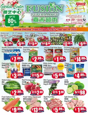 Fusion Supermarket flyer (valid until 19-06)